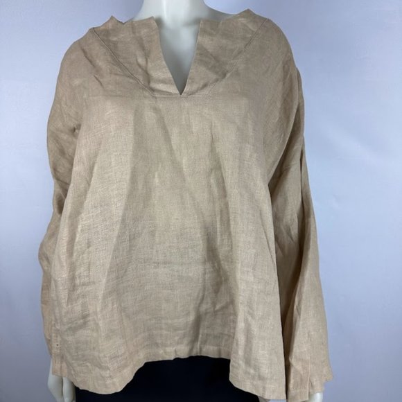 Modai 100 % Linen Tunic (Size 3X) - Picture 1 of 8